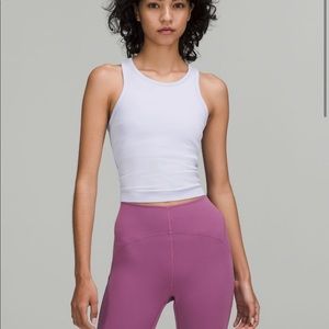 Ebb to street cropped racerback tank top